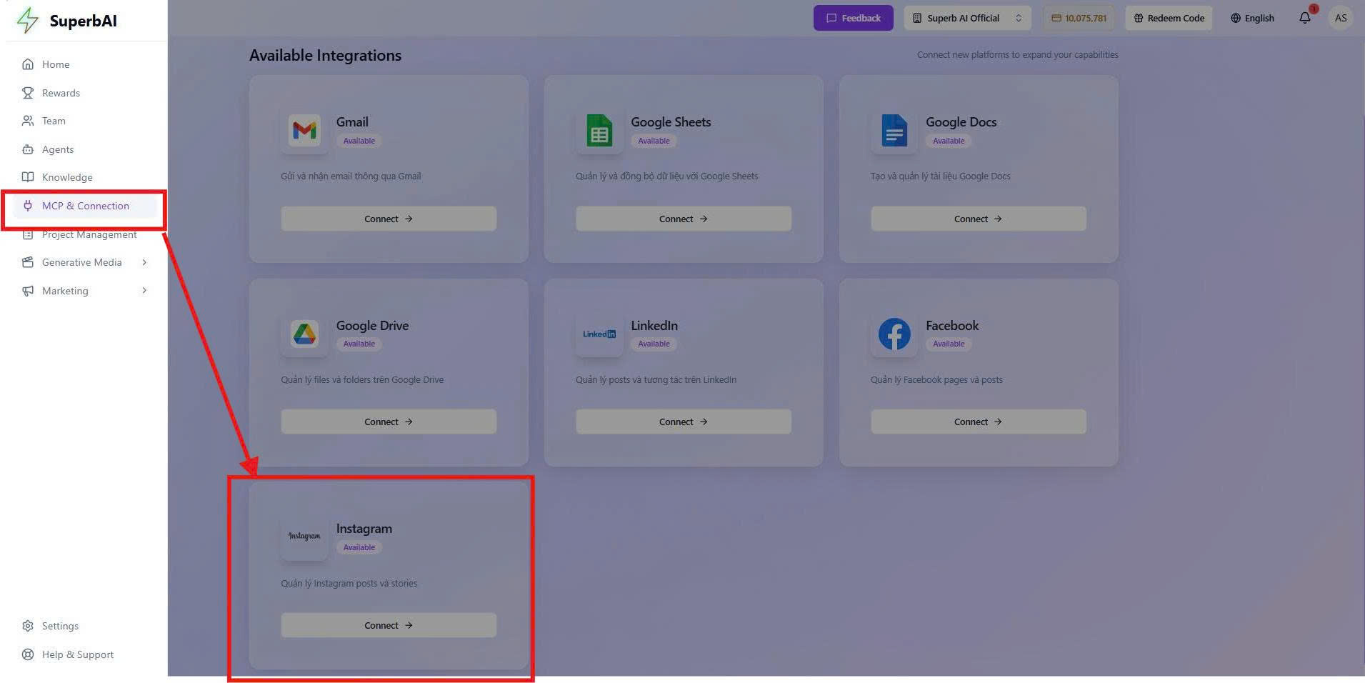 Inmarex - MCP Connection 1
